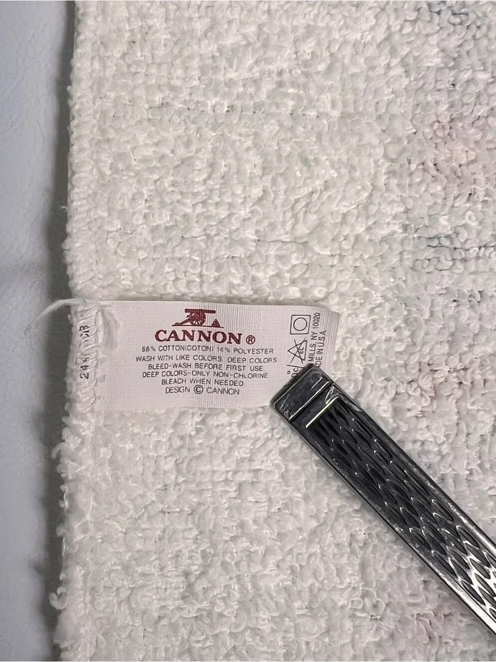 Lot of 3 VTG Cannon 80s Country Geese Goose Rag Towel Fringe READ Cottage Core - Picture 5 of 13